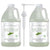 NaturSense Organic Aloe Vera Gel from 100% Pure Unscented Aloe w/pump. Two 64oz btls