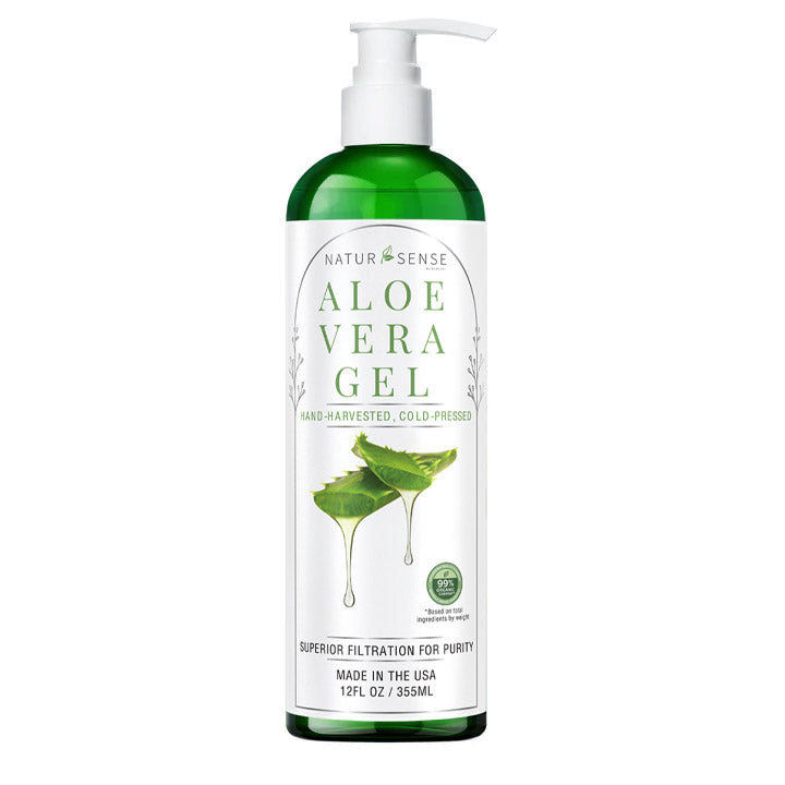 99% Organic Aloe Vera Gel, Soothing Moisturizer 12oz | NaturSense 99% Organic Aloe Vera Gel, Soothing Moisturizer 12oz | NaturSense