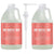 NaturSense Pure Castile Soap - 100% Organic Oils, Gentle Baby & Household Cleaner, Unscented, 64oz x2